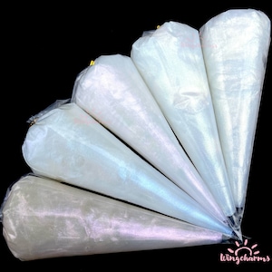 Iridescent Pearl Decoden Glitter Jelly Based Cream Glue 100g, Fake Whipped Cream,Glue for Decoden Phone Cases, With Piping Tips