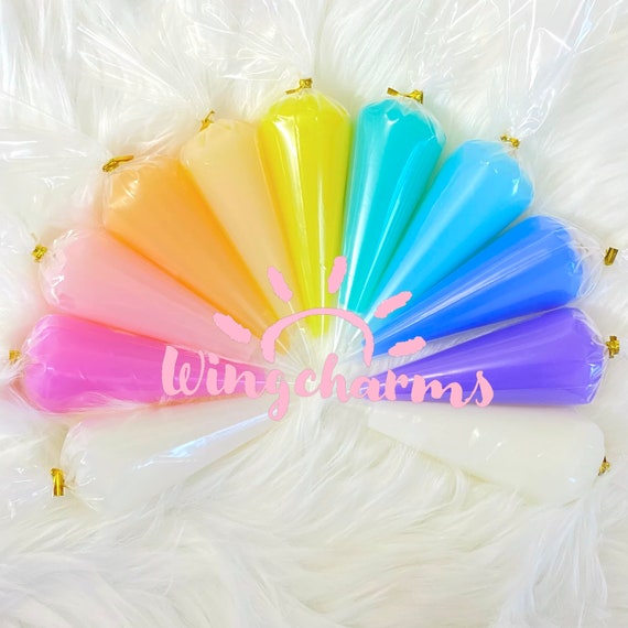 Decoden Jelly Cream Glue, Glossy Fake Whipped Cream, Clear Glue for Decoden Phone Cases, With Piping Tips 50g