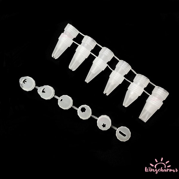 Decoden Piping Tip 12 pc two full sets value pack,  Decoden Tips, Decoden Mouths, Decoden icing tips, Decorating tips