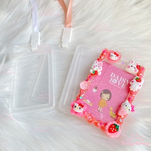 Protège-cartes vierges, porte-cartes transparent pour les projets Decoden, porte-cartes DIY