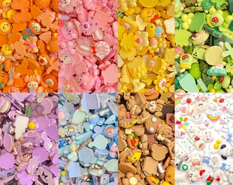 Decoden Charms Mix,DIY Charms Mix, Resin Charms, Cabochon Color Mix