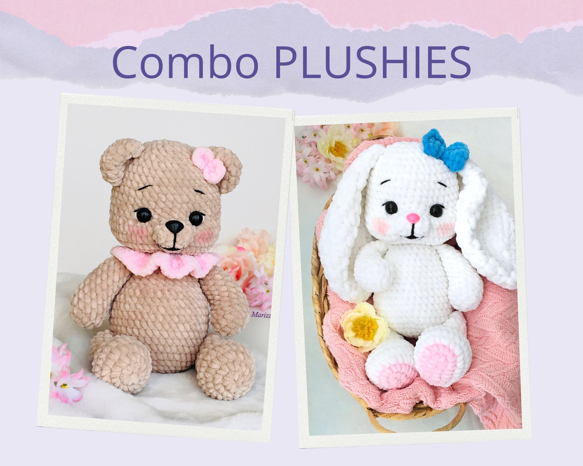 teddy bear and rabbit