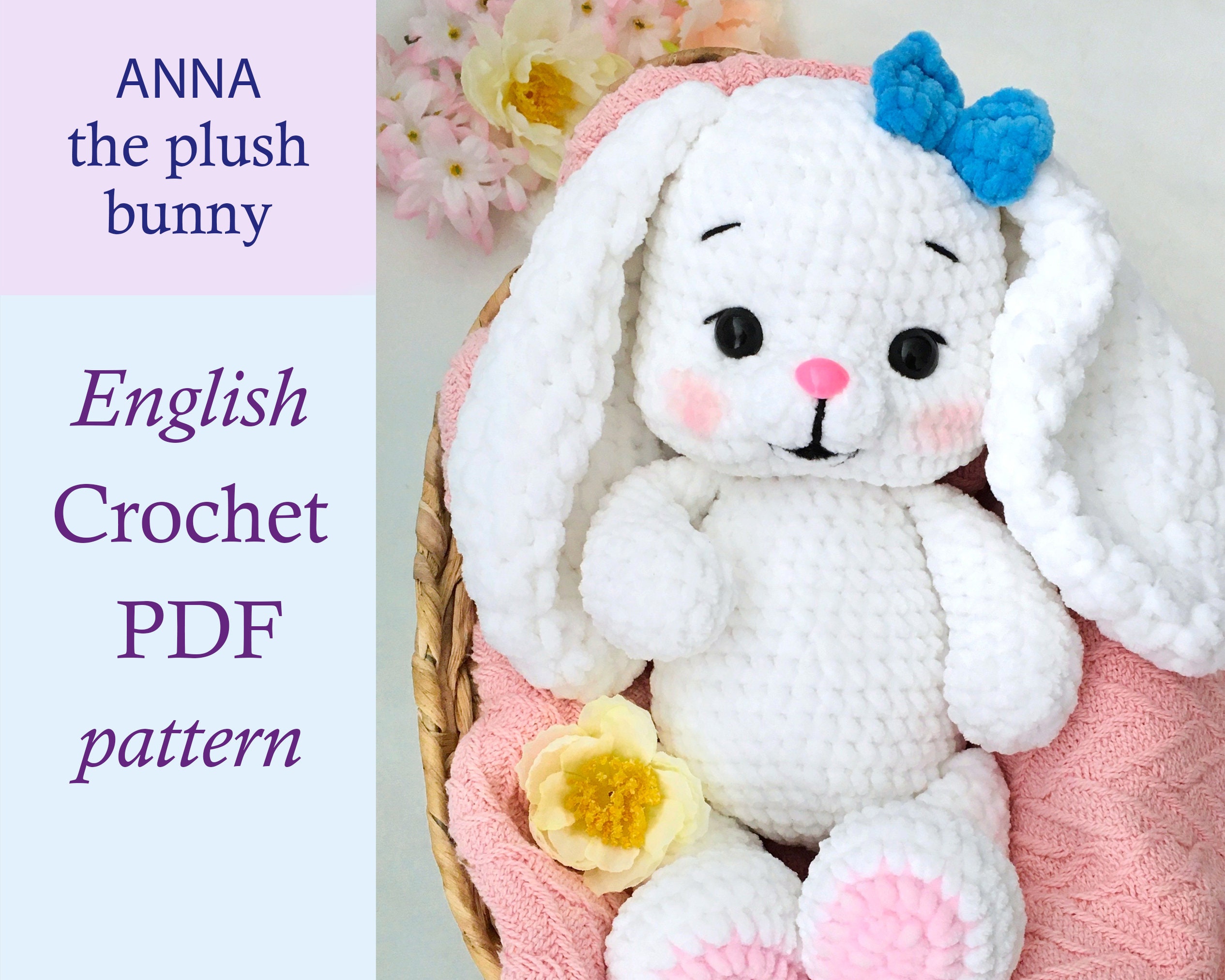 Lovely Plush Bunny Amigurumi Crochet PDF Pattern - Amigurumiday