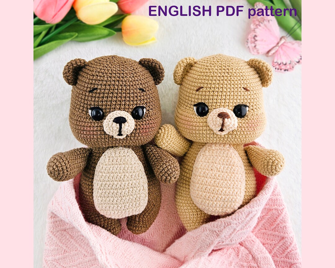 DIY Teddy Bear Amigurumi Crochet Pattern - PDF Tutorial - Instant ...