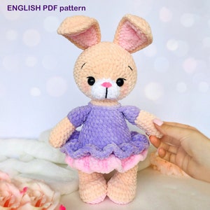 DIY Crochet PATTERN bunny PDF , Crochet easter bunny amigurumi pattern, Amigurumi rabit, Cute animals pattern, Easy crochet pattern