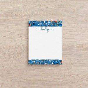 Personalized Notepads | Handmade Custom Stationery Gift