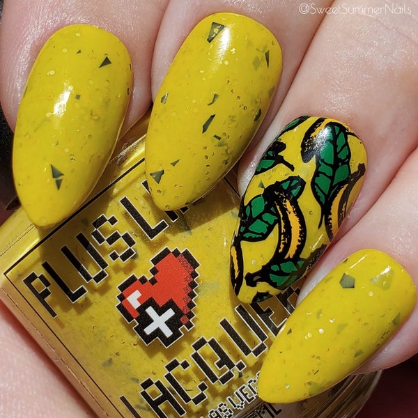 Ele-Kidding Me? - Yellow Nail Polish Celly Spring Easter Indie Gamer Nail Lacquer Pastel