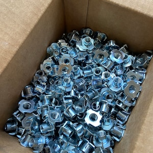 Rock Climbing T-Nuts - 100-pack - 4-Prong T-Nut Hardware