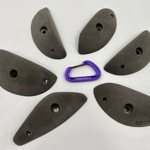 6 Rock Climbing Holds - Classic Large Edges