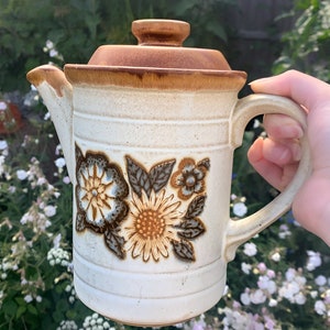 Caffettiera Ashdale Annaffiatoio in ceramica Brocca Made in England Terraglia