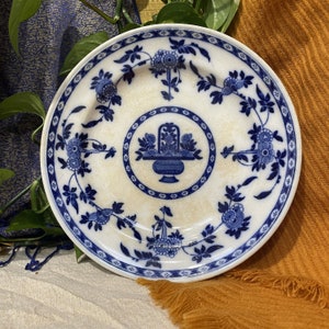 Plate China Blue And White Patterned Minton Delftware Made In England Collectors Plate Delftware Pottery English China Home Decor Tableware
