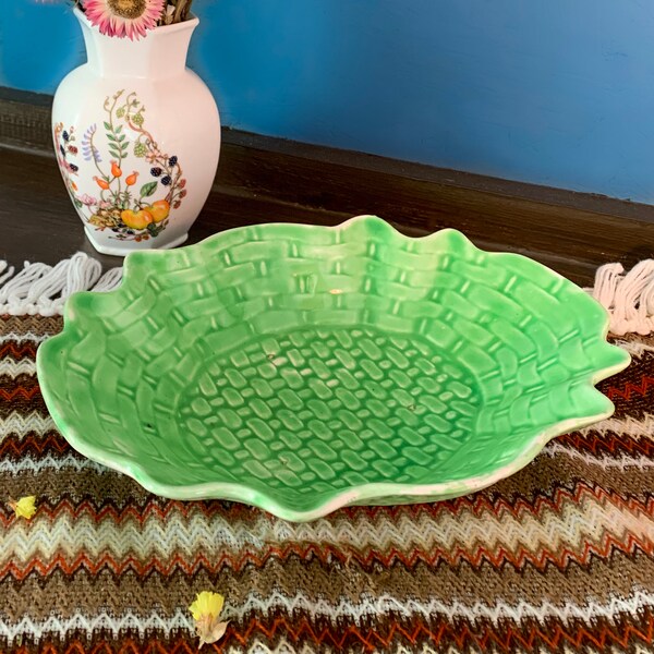 Green Ceramic Bowl Etsy