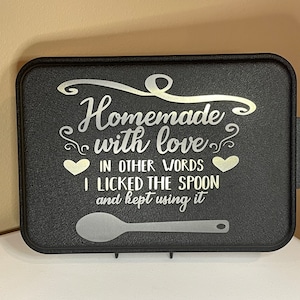 9x13 Cake Pan w/Custom Engraved Lid