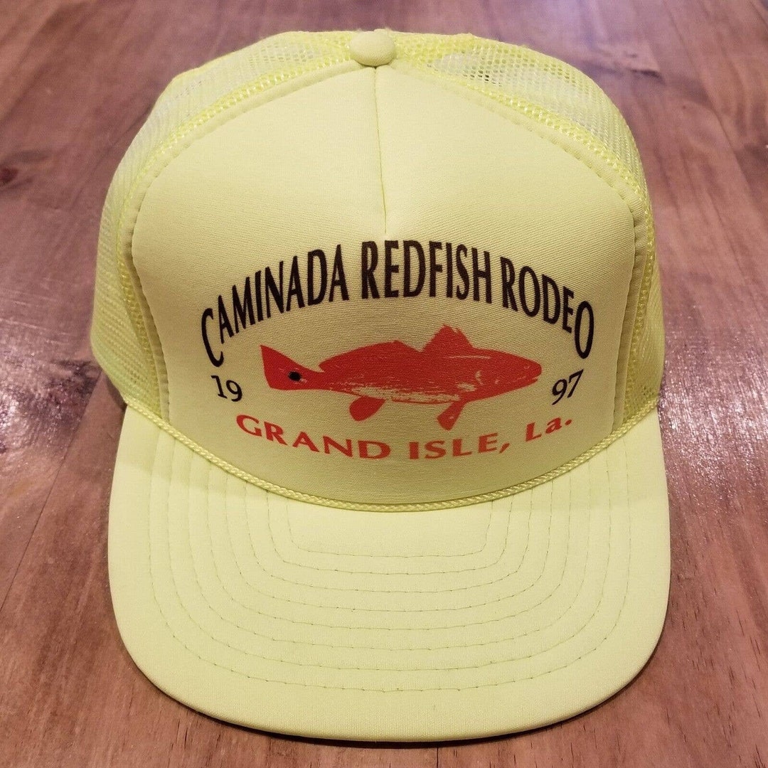 Vintage Caminada Redfish Rodeo Grand Isle La Hat Cap Snap Back - Etsy