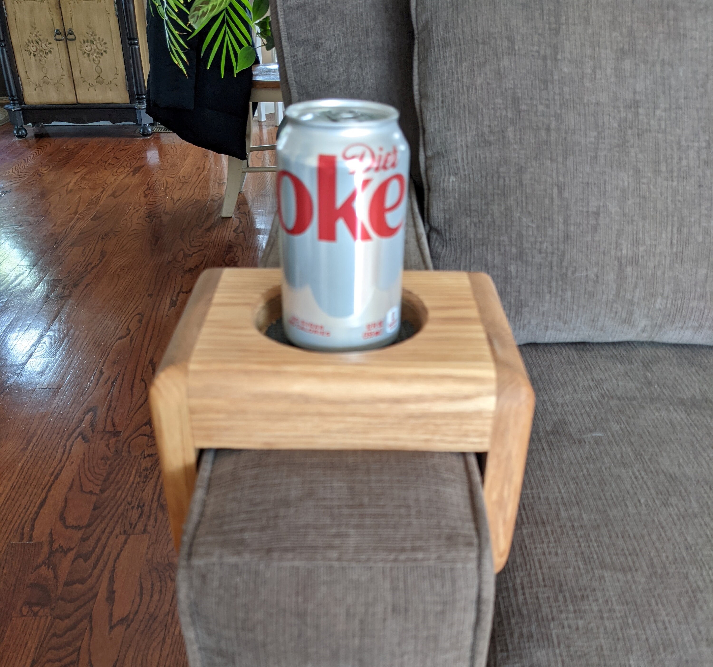 Sofa Cup Holder White Ash, Couch Cup Holder, Sofa Arm Tray, Couch Arm