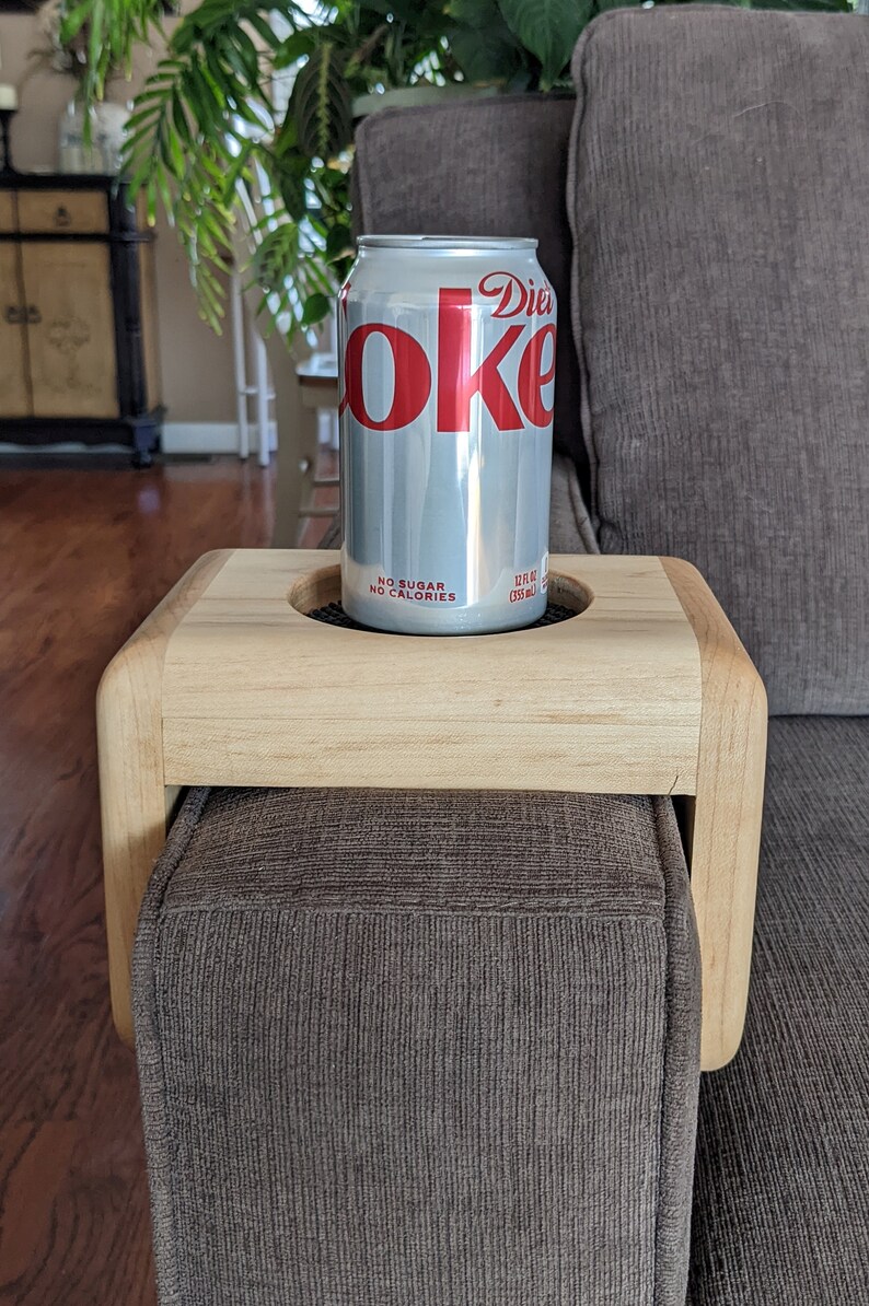 Sofa Cup Holder Maple Couch Cup Holder Sofa Arm Tray Etsy