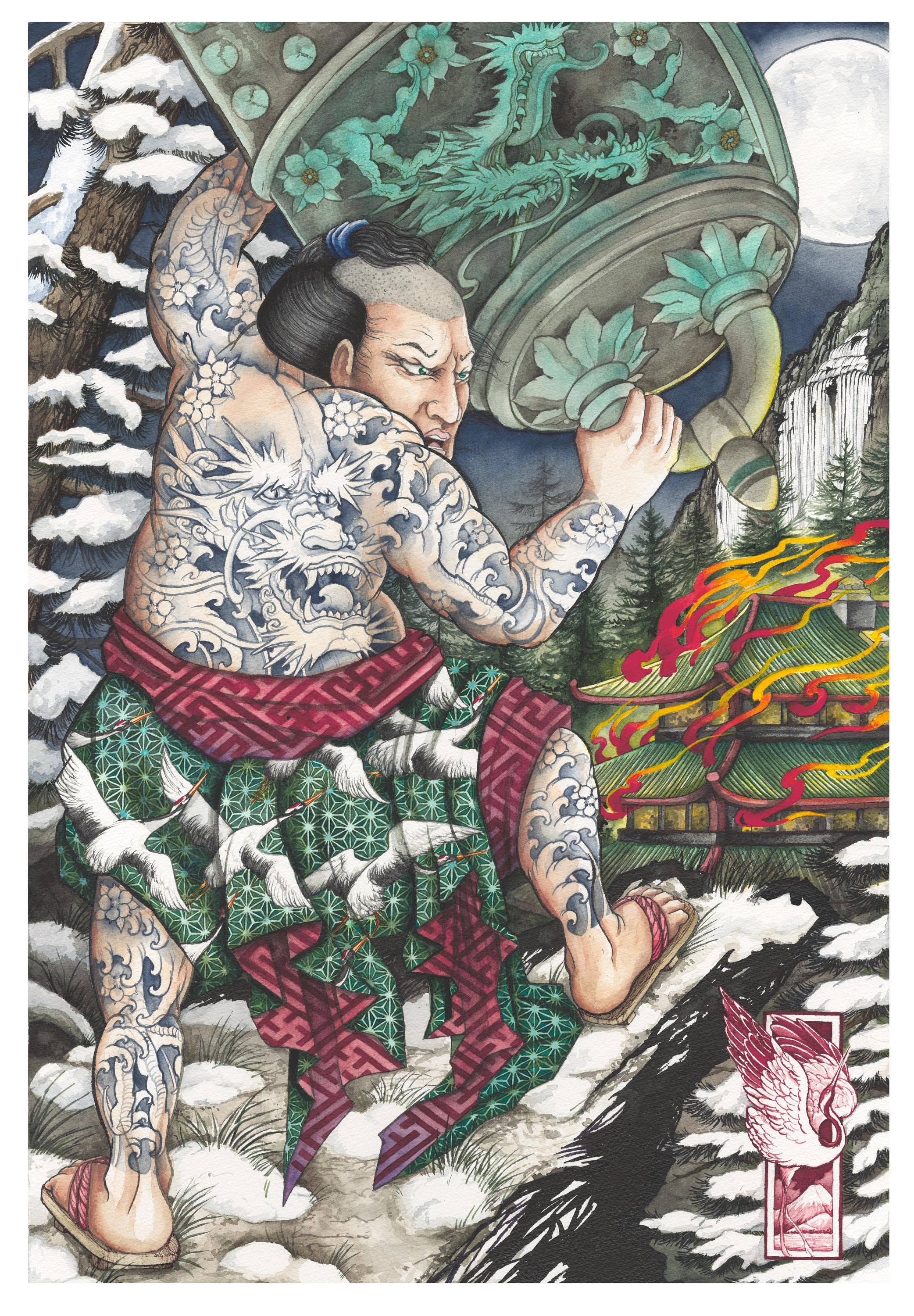 SAMURAI by レシェック ガチュコフスキ 絵画