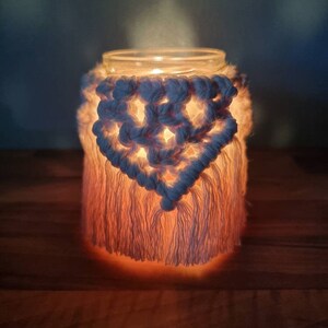 Macrame jar