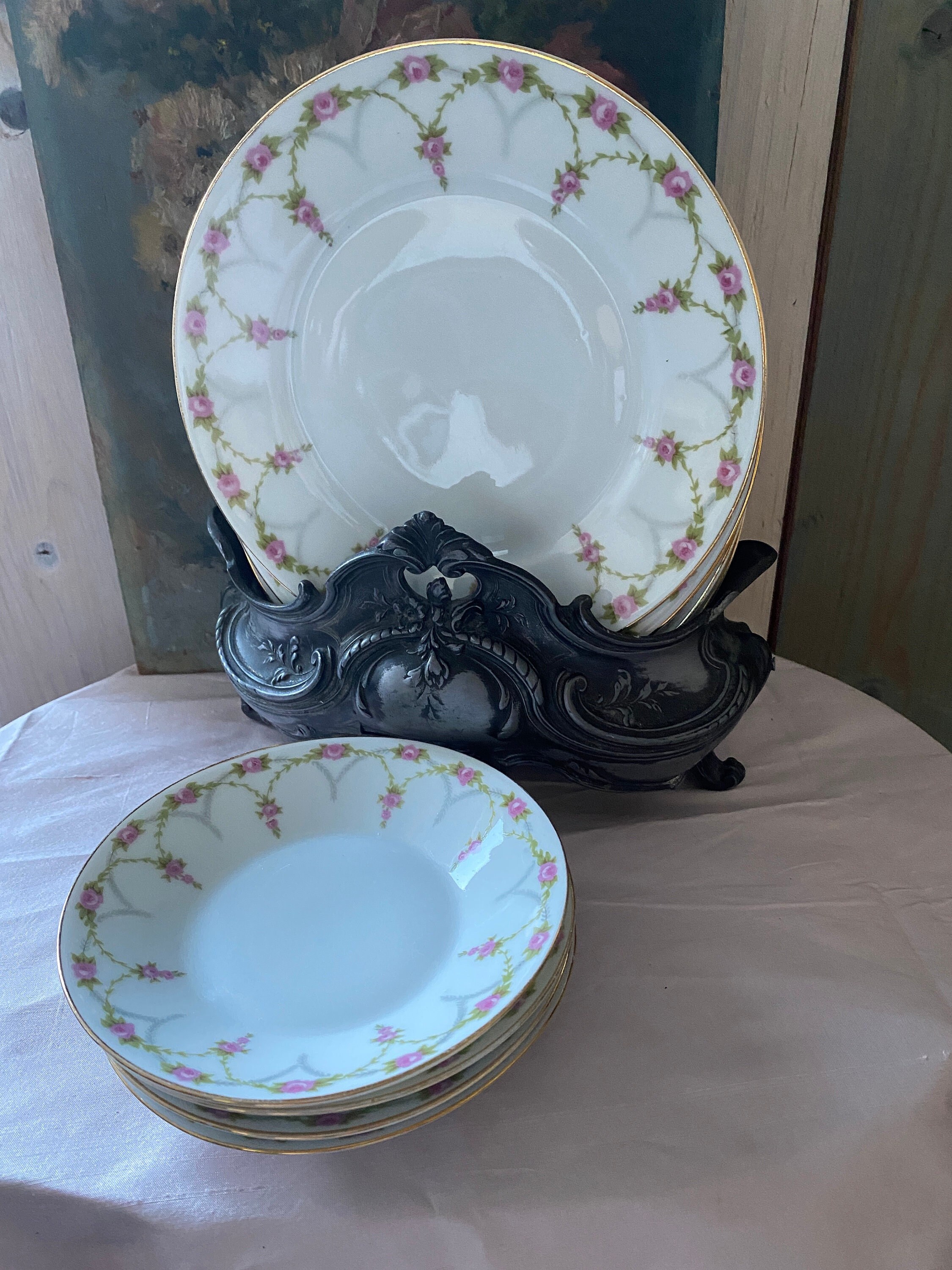 Lot De 6 Assiettes À