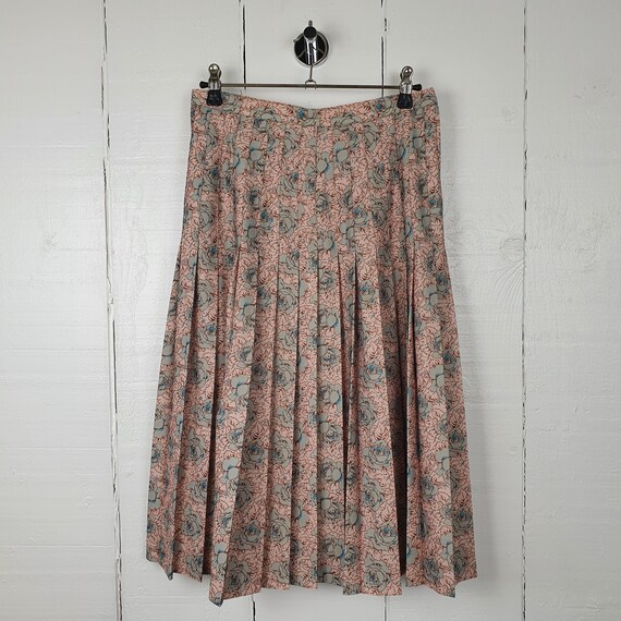 Vintage 70s Peach Skirt Size Small Made in France… - image 2
