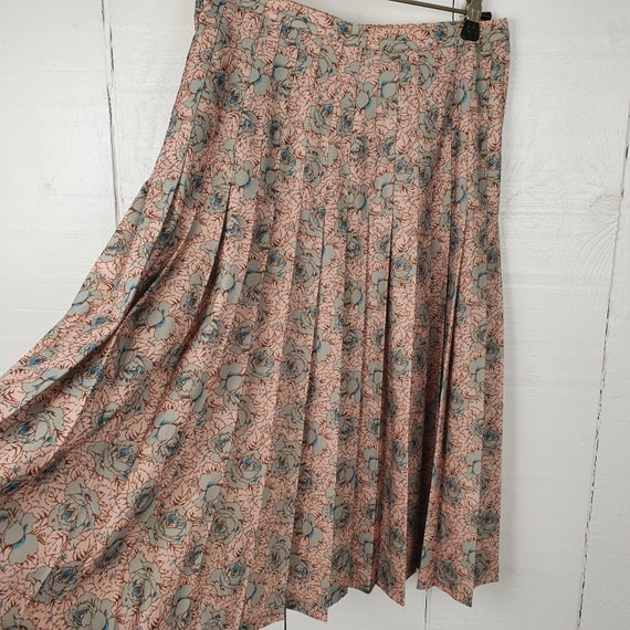 Vintage 70s Peach Skirt Size Small Made in France… - image 1