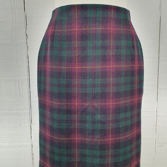 Tartan pencil top skirt uk
