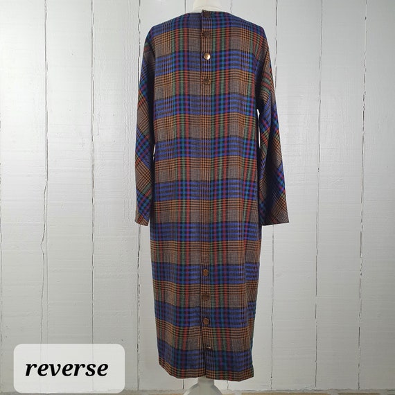Vintage 1980s Checked Dress 1990s Dress Hounds To… - image 6