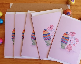 5 pack of Easter cards