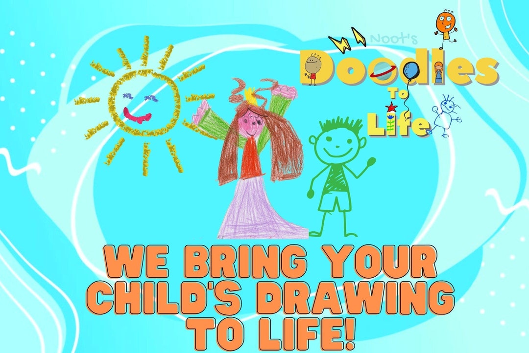 Doodles to Life Bring Kids Drawings to Life Video Etsy