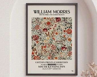 William Morris Vintage Flower Print, Home Decor, Morris Flower Pattern, Art Nouveau, Modern Art Gallery Wall, Gift Idea