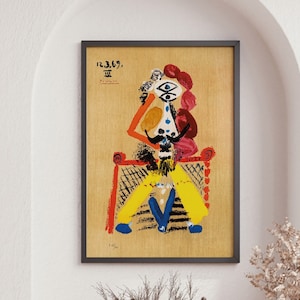 Picasso Wandkunst, Picasso Gemälde, Pablo Picasso Zeichnung, Wand-Dekor Wohnzimmer