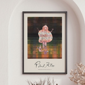 Klee Poster Print, Ventriloquist and Crier in the Moor - 1923, Klee Wall Art, Premium Posters, Klee Art Print, Museum of Modern Art