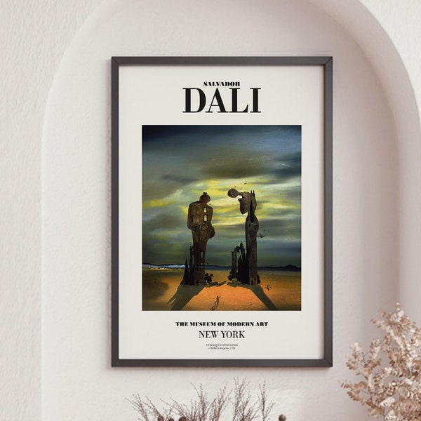 Salvador Dali Poster, Archeological Reminiscence of Millet’s Angelus - 1933, Wall Art, Living Room, Art Gifts, Home Decor, Large print