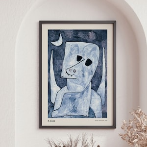 Paul Klee Print, Angel Applicant 1939, Vintage Poster Art Print, Paul Klee Painting, Minimalist Poster, Modern Abstract Art