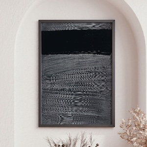 Pierre Soulages Print, Black Wall Art, Soulages Print, Minimalist Print, High Quality Poster, Large Wall Art