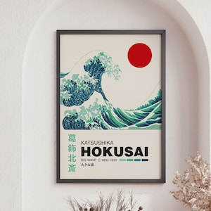 Hokusai Print, Japanese Art Print, Big Wave, Vintage Japanese Print, Gift Idea