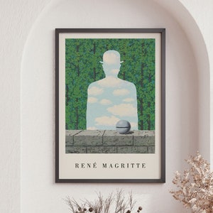 La Lunette D Approche-rene Magritte,home Office Decor