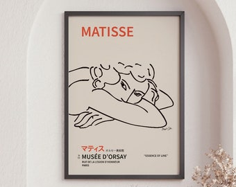 Matisse Poster, Sleeping Woman Print, Above Bed Art, French Wall Art, Decor or Gift Print