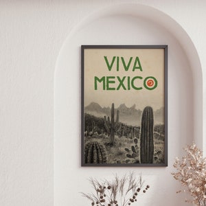 Mexiko Vintage Poster, Mexiko Reise Poster, Housewarming Geschenk