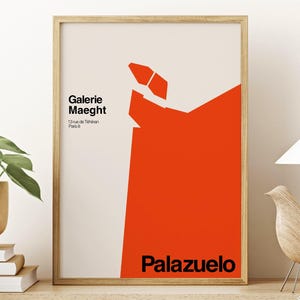 Palazuelo Exhibition Poster: Galerie Maeght, Abstract Modern Art Print