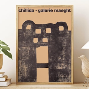 Galerie Art Poster - Vintage French Exhibition Print, Minimalist Abstract Wall Art, Modern Decor for Living Room or Studio
