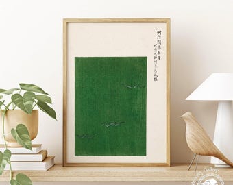 Vintage Japanese Decor, Taguchi Tomoki, Vintage Seagulls Print, Japanese Art Print, Japanese Woodblock Poster Print