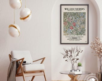 William Morris Floral Art Nouveau Poster: Gallery Wall Decor