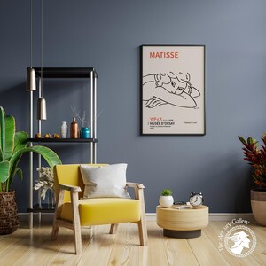 Impresión de Matisse "Mujer dormida", póster de arte francés imagen 9