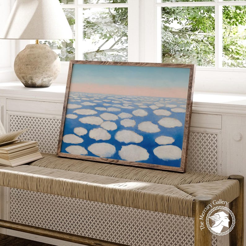 Georgia O'keeffe Print, Above the Clouds I, Landscape Wall Art, American Modernism Wall Decor, Housewarming Gift, Christmas Gift image 3