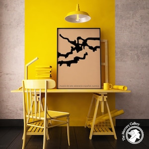 Chillida Abstrakcyjna grafika artystyczna: wystawa Museo de Arte Abstracto Español zdjęcie 3