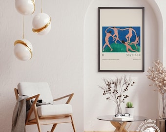 Henri Matisse "The Dance" Exhibition Poster, Vintage Art Decor