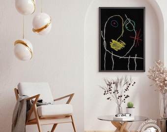 Joan Miro Exhibition Poster: Surrealism Art Print