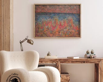 Paul Klee 'klippen Am Meer' Art Print, Abstract Seascape, Modern