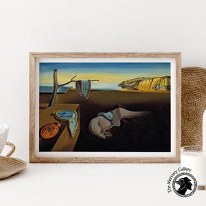 Dali 'Persistence of Memory' Kunstdruck, Museumsausstellungsplakat Bild 2